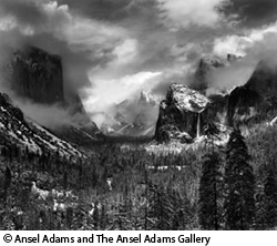 Ansel Adams: Clearing Winter Storm