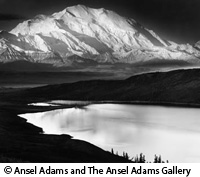 Ansel Adams: Mt. McKinley and Wonder Lake