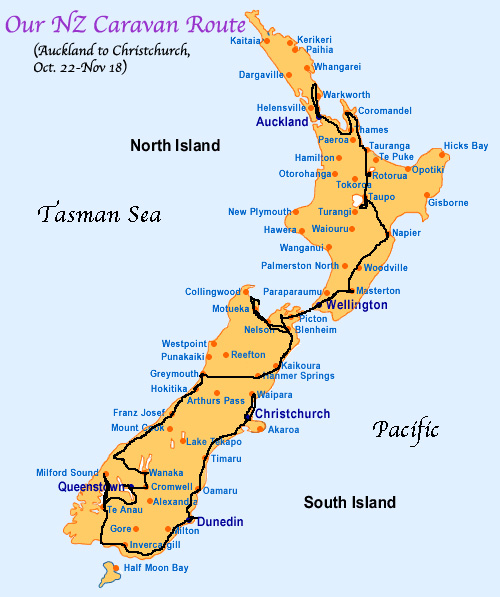 NZ_Travelogue Map