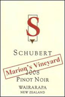 Schubert Pinot Label