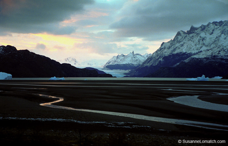 "Lago Grey at Dusk"